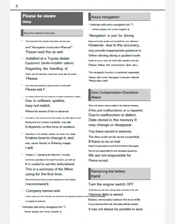 toyota land cruiser 300 series 2024-2025 navigation & multimedia system manual
